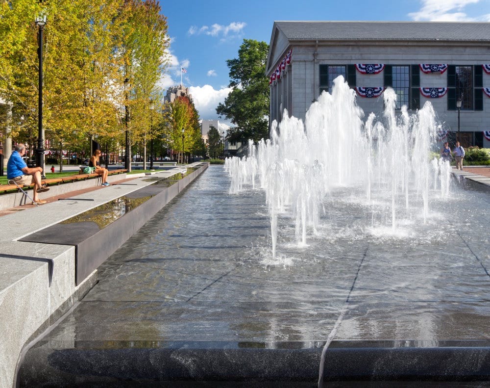  Quincy Hancock Adams Common fountain 2