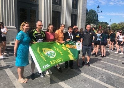 Kerry Ladies Gaelic football Team with mayor koch Kerry Jersey Mayor 1