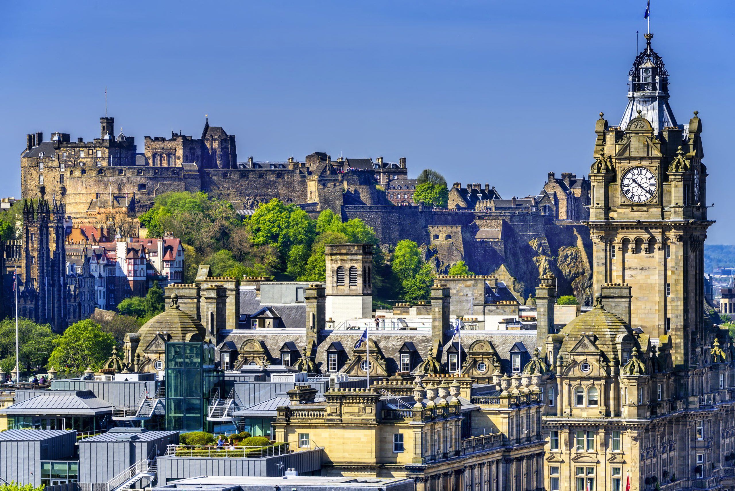  Edinburgh Castle in Edinburgh Scotland