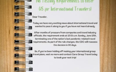 No Testing Requirements to Enter US for International Travelers! #caragrouptravel #ireland #travel #explore #exploreireland #booknow #europetravel