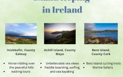 Discover more of the islands that Ireland has to offer! Even just for a day trip, these islands are filled with so many interesting activities! #caragrouptravel #ireland #europe #exploreireland #explorepage #islandsofireland