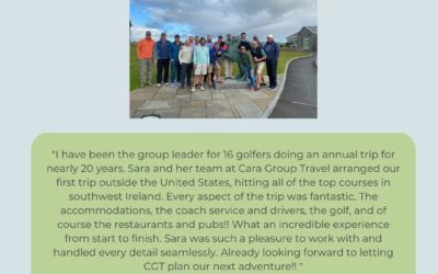 Thank you Scott for your wonderful feedback on your trip! We are excited you and your buddies had a blast! #testimonal #golfireland #ireland #caragrouptravel #explorepage