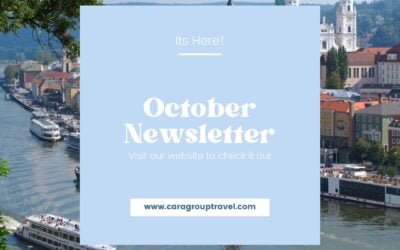 Our October newsletter is here! This month is all about river cruising! #caragrouptravel #newsletter #rivercruising #like #ireland #travelandleisure #explore