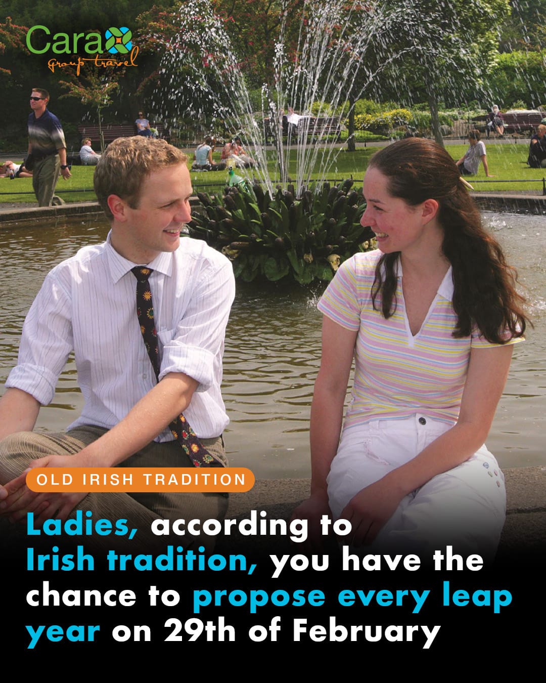 What will you do with the extra day available in 2024? In the Ireland of bygone days, 29 February had a special significance for unmarried women as it was their opportunity to propose to a man rather than have to wait for the man’s proposal.
It’s said that the tradition began in the fifth century when St Brigid complained to St Patrick that women had to wait far too long for men to propose. St Patrick then decreed that women could propose once every four years on 29 February.
The ‘decree’ became part of Irish folklore and even into the early twentieth century it was taken seriously by some people who were anxious to be betrothed by the time Lent came round. In the southwest of Ireland, in particular, those who remained single in February could find their names on the Skellig Lists. These printed ballads were named after Skellig Michael, a tiny island off the coast of County Kerry, which was regarded by some as a last chance saloon for the unattached.
Ironically, a leap year was also seen as an unlucky year to get married, so even those who managed to snag a fiancé had to wait for the walk up the aisle.
Tap the link in the bio to book your next adventure!