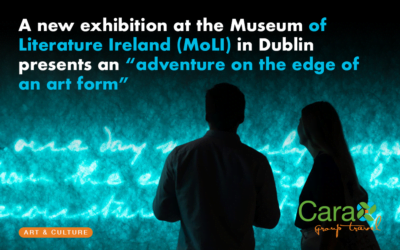 A new exhibition at the Museum of Literature Ireland (MoLI) in Dublin presents an “adventure on the edge of an art form”