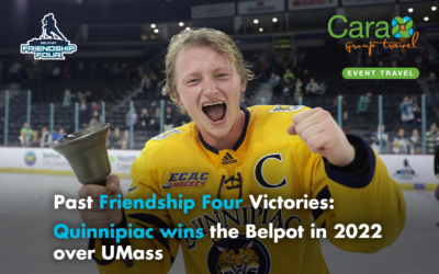 Ring The Bell! Past Friendship Four Victories: Quinnipiac won the Belpot in 2022 over UMass