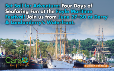 Set Sail for Adventure: Four Days of Seafaring Fun at the Foyle Maritime Festival! Join us from June 27–30 at Derry & Londonderry’s Waterfront.