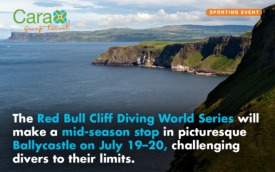 Red Bull Cliff Diving World Series in Ballycastle