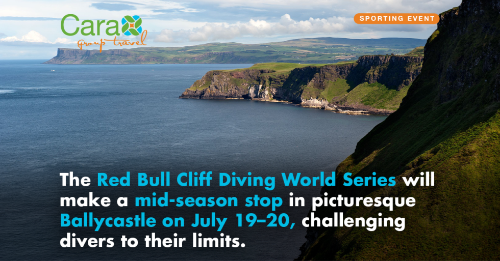 Red Bull Cliff Diving World Series in Ballycastle Cara Group Travel