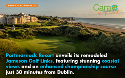 Portmarnock Resort unveils its newly remodeled Jameson Golf Links, offering golfers stunning coastal views and an enhanced championship course just 30 minutes from Dublin.