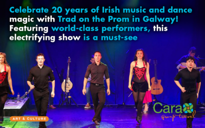 Celebrate 20 years of Irish music and dance magic with Trad on the Prom in Galway! Featuring world-class performers, this electrifying show is a must-see