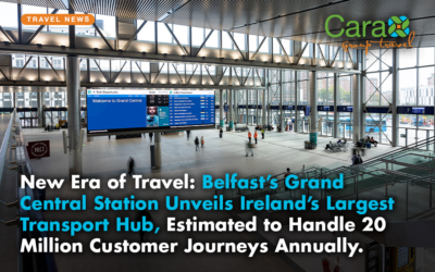 New Era of Travel: Belfast’s Grand Central Station Unveils Ireland’s Largest Transport Hub, Estimated to Handle 20 Million Customer Journeys Annually.