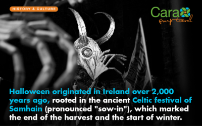 Halloween originated in Ireland over 2,000 years ago, rooted in the ancient Celtic festival of Samhain (pronounced “sow-in”), which marked the end of the harvest and the start of winter.